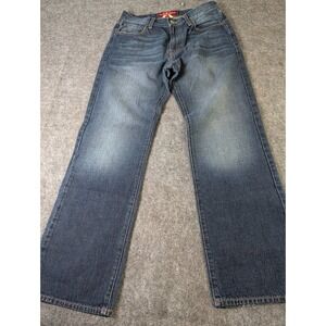 Lucky Brand Mens Straight Leg Jeans 30x30 Medium Wash Blue Ringspun Cotton Denim